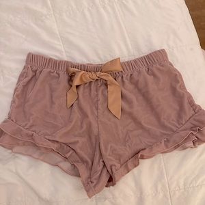 Blush Pink Ruffled VS Sleep Shorts 💕